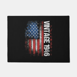 Vintage 1946 80th Birthday Gifts 80 Years Old Amer Doormat