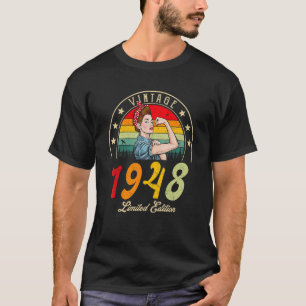 Vintage 1948 1948 74th B Day 74 Years Old T-Shirt
