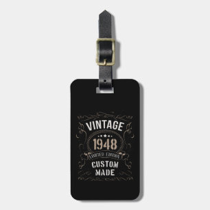 Vintage 1948 Limited Edition Custom made Luggage Tag