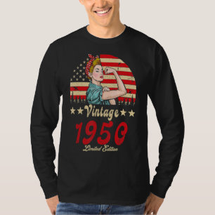 Vintage 1950  1950 72nd B Day 72 Years Old T-Shirt