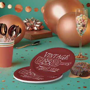 Vintage 1950 A Great Year Paper Plates