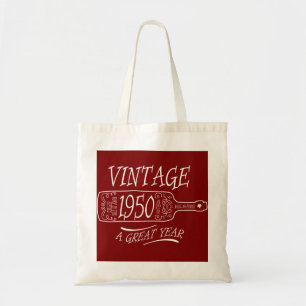 Vintage 1950 A Great Year Tote Bag