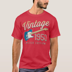 Vintage 1950 Edition Guitar Lovers 50s Birthday 31 T-Shirt