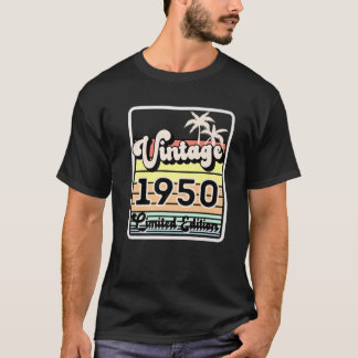 Vintage 1950 Limited Edition 72Nd Birthday Gift Me T-Shirt