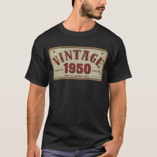 Vintage 1950 Limited Edition All Original Parts T-Shirt