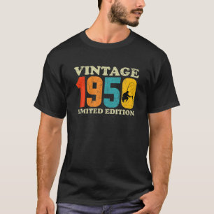 Vintage 1950 Limited Edition Fishing Birthday Clas T-Shirt