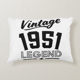 Vintage 1950s accent pillow