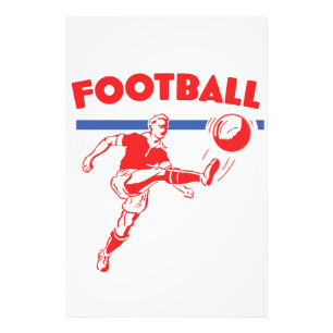 Vintage 1950s Football player Photo Print