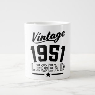 Vintage 1950s giant coffee mug