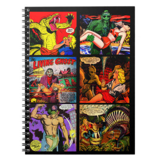 Vintage 1950s Horror Comic Art Panels Notebook