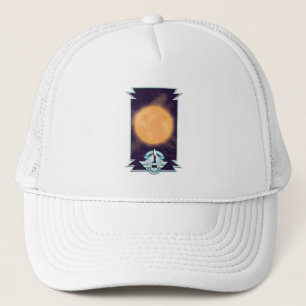 Vintage 1950s style Sci-fi logo Trucker Hat