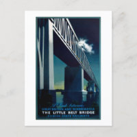 Vintage 1951 Aage Rasmussen Danish State Railways 