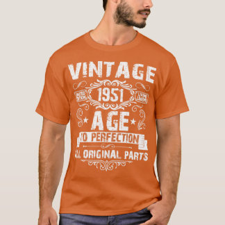 Vintage 1951 Funny 72 Years Old Men And Women 72nd T-Shirt