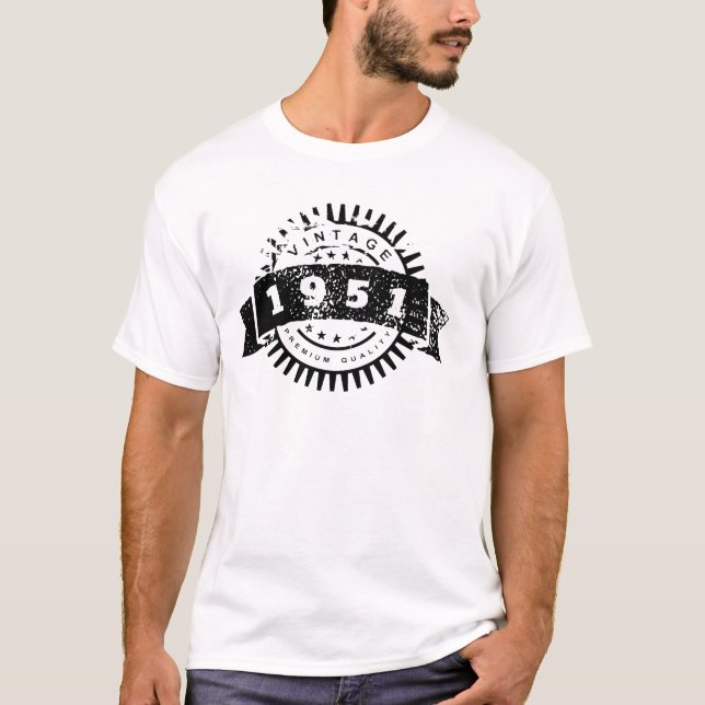 Vintage 1951 Premium Quality T-Shirt (Front)