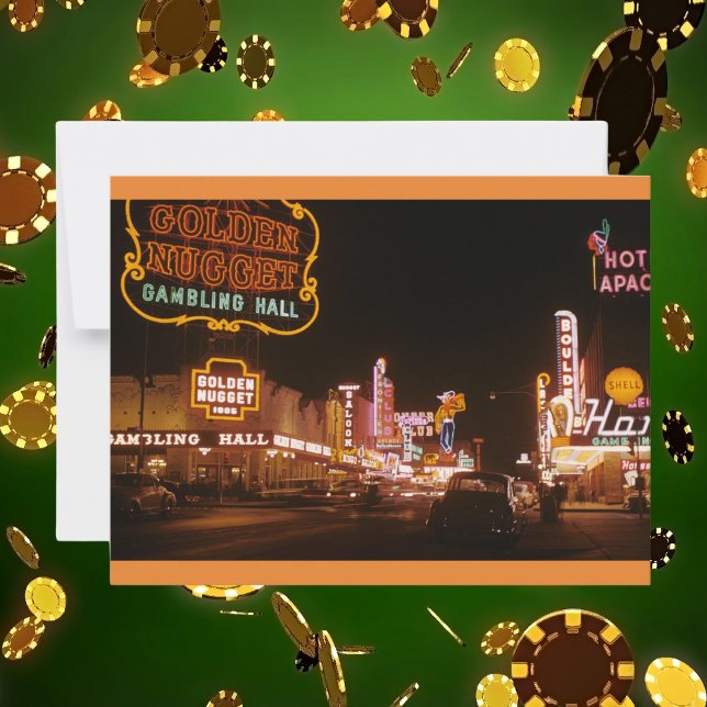 Vintage 1952 Las Vegas Golden Nugget Postcard (Creator Uploaded)