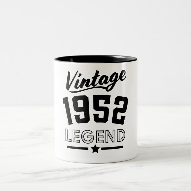 Vintage 1952 legend Two-Tone coffee mug (Center)