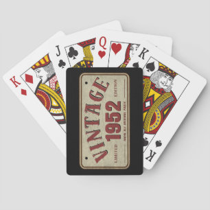 Vintage 1952 Limited Edition All Original Parts Playing Cards