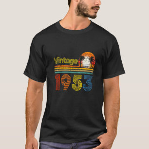 Vintage 1953 69 Years Old Men And Women 69th Birt T-Shirt