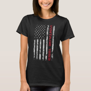 Vintage 1953 70th Birthday 70 Years Old US Flag T-Shirt
