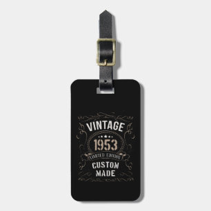 Vintage 1953 Limited Edition Custom made Luggage Tag