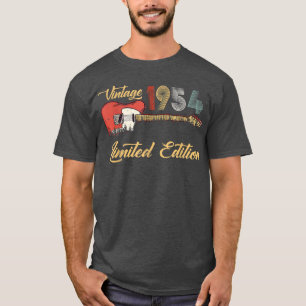 Vintage 1954 Birthday Gifts Guitar Lovers 69th Bir T-Shirt