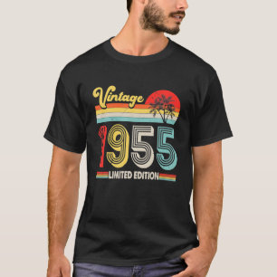 Vintage 1955 67th Birthday Decorations Men Women T-Shirt