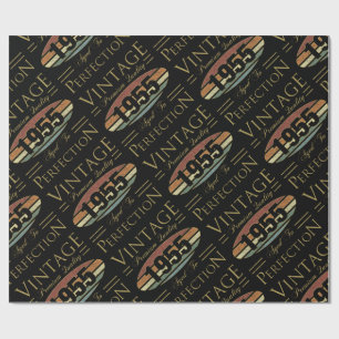 Vintage 1955 70th Birthday Wrapping Paper