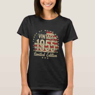 Vintage 1955 Limited Edition 70-year-old Gifts Usa T-Shirt