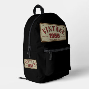 Vintage 1955 Limited Edition All Original Parts Printed Backpack