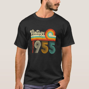 Vintage 1955 Retro 70th Birthday Gifts 70 Year Old T-Shirt