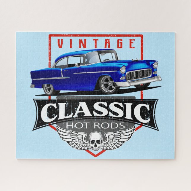 Vintage 1955 Street Rod Jigsaw Puzzle (Horizontal)