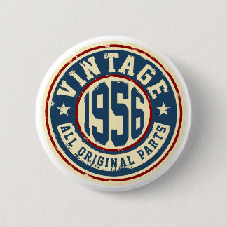 Vintage 1956 All Original Parts 6 Cm Round Badge