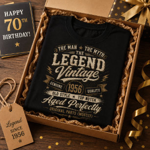 Vintage 1956 The Man The Myth The Legend 70th Bday T-Shirt