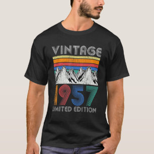 Vintage 1957 65th Birthday 65 Years Old  Men Women T-Shirt