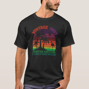 Vintage 1957 65th Birthday For Men & Women 65 Year T-Shirt
