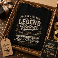 Vintage 1957 Aged Perfectly Distressed 69th Bday