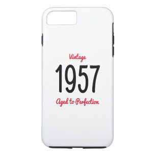 Vintage 1957 Aged To Perfection Birthday Gift Case-Mate iPhone Case