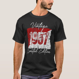 Vintage 1957 Limited Edition 66 year old 66th Birt T-Shirt
