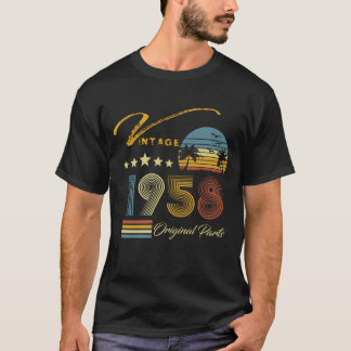 Vintage 1958 65th Birthday T-Shirt