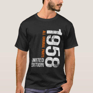 Vintage 1958 68th Birthday Gifts Men Women 68 T-Shirt