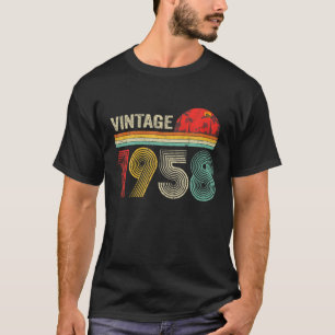 Vintage 1958 Distressed 63Rd Birthday Gifts 63 Yea T-Shirt