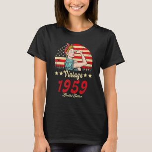 Vintage 1959 1959 63rd B Day 63 Years Old T-Shirt