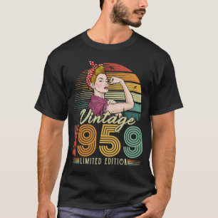 Vintage 1959  1959 63rd Birthday 63 Years Old T-Shirt