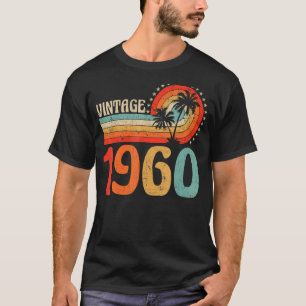 Vintage 1960 63rd Birthday Boys Girls 63 Year Old T-Shirt
