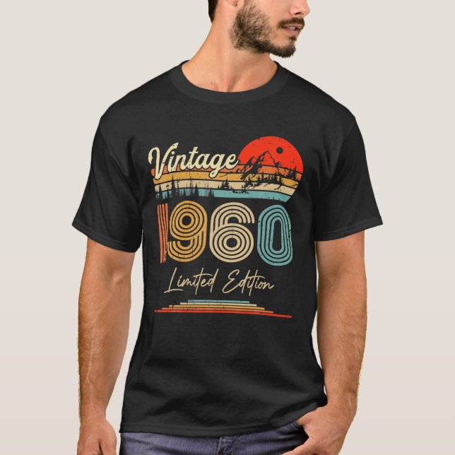 Vintage 1960 Limited Edition Premium T-Shirt (Front)