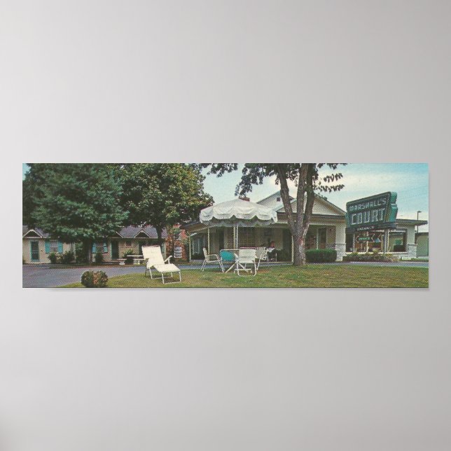 Vintage 1960s Pigeon Forge, TN Poster (Front)