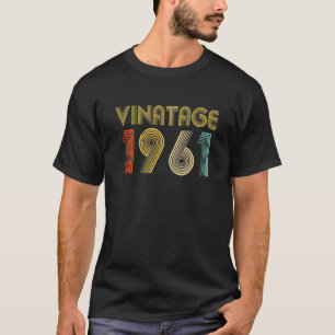 Vintage 1961 61 Yrs Old Boys And Girls 61st Birth T-Shirt