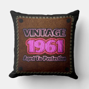 Vintage 1961 - Aged To Perfection Cushion