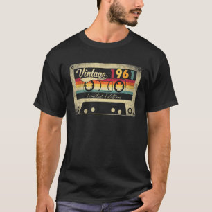 Vintage 1961 Retro 61St Birthday Gift Limited Edit T-Shirt