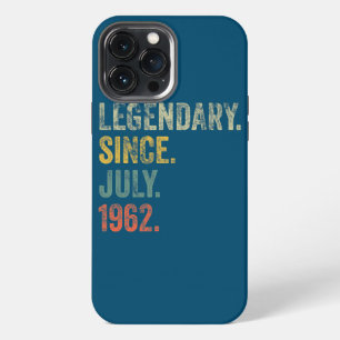 Vintage 1962 60th Birthday Legendary Since July iPhone 13 Pro Max Case